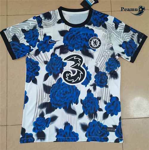 Maillot foot Chelsea pattern 2021-2022