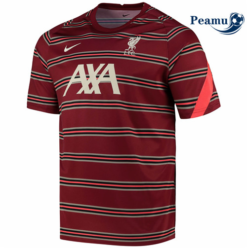 Maillot foot Liverpool pre-match training 2021-2022