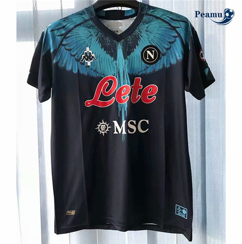 Maillot foot Naples joint edition Noir 2021-2022