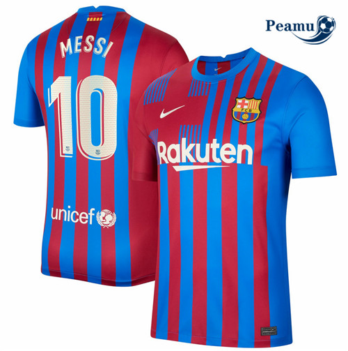 Maillot foot Barcelone Domicile Messi 10 2021-2022