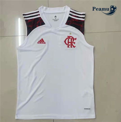 Maillot foot Flamengo vest Exterieur Blanc 2021-2022