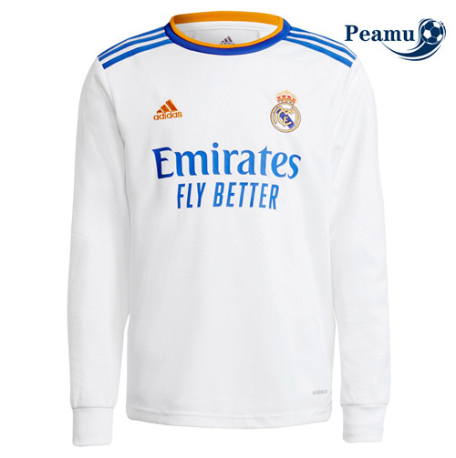 Maillot foot Real Madrid Domicile Manche Longue 2021-2022