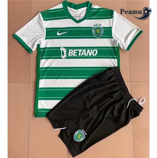 Maillot foot Sporting Lisbon Enfant Domicile 2021-2022