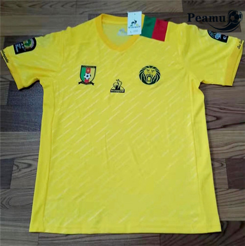 Peamu - Maillot foot Cameroun Signature Edition Jaune Fans 2021-2022