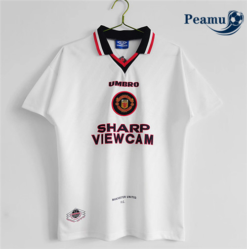 Peamu - Maillot foot Retro Manchester United Exterieur 1996-97
