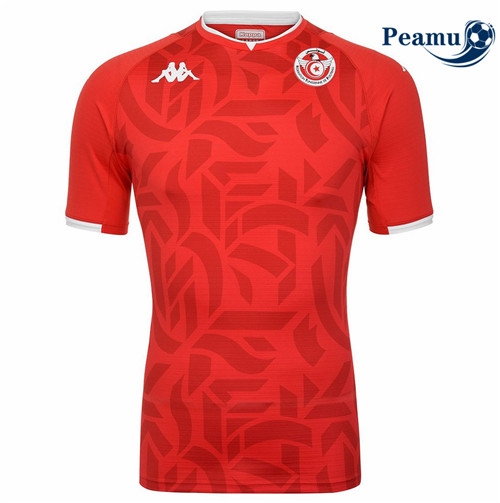 Peamu - Maillot foot Tunisie Domicile Rouge 2021-2022