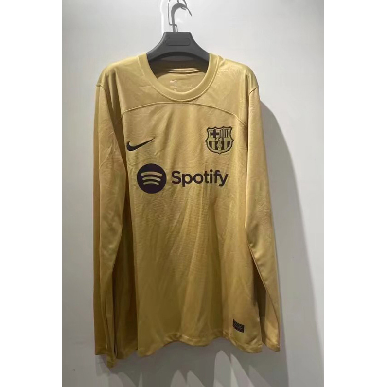 peamu.fr - Maillot foot Barcelone Exterieur Manche Longue 2022-2023 Fiable I123