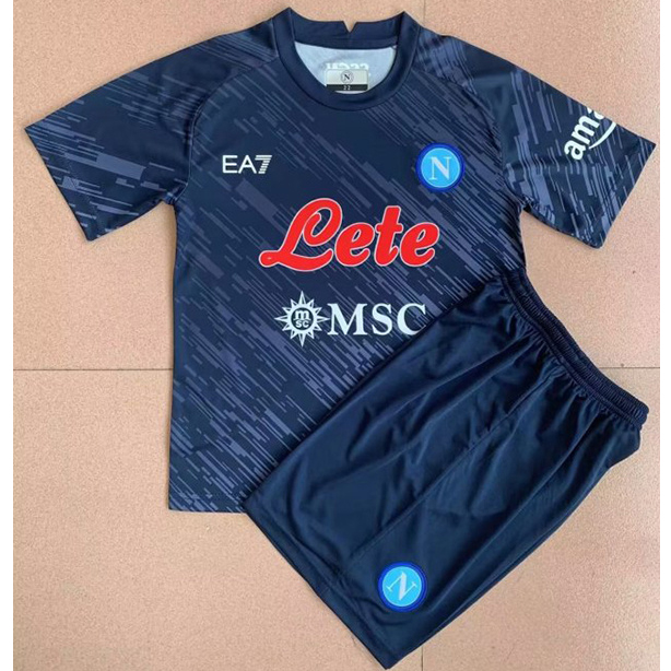 peamu.fr - Maillot foot Naples Third Enfant 2022-2023 Fiable I016