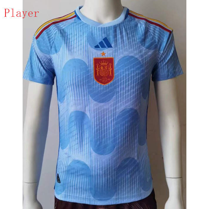 peamu.fr - Maillot foot Espagne Player Version Exterieur 2022-2023 Fiable I065