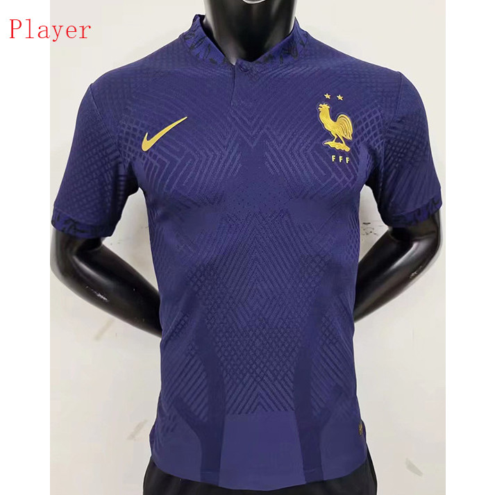 peamu.fr - Maillot foot France Player Version Domicile 2022-2023 Fiable I071