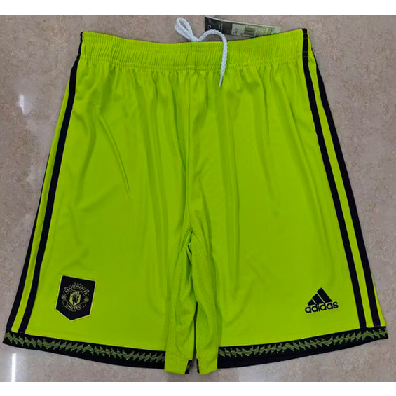 peamu.fr - Maillot Short Foot Manchester United Vert 2022-2023 Fiable I164