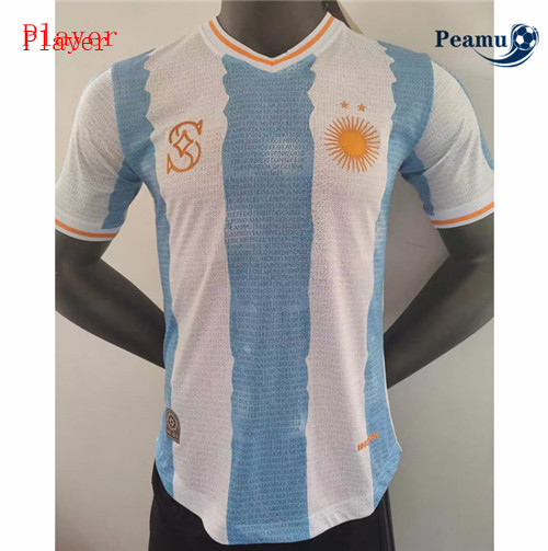 Maillot Foot Argentine Player Version commemorative edition 2022-2023 peamu 070