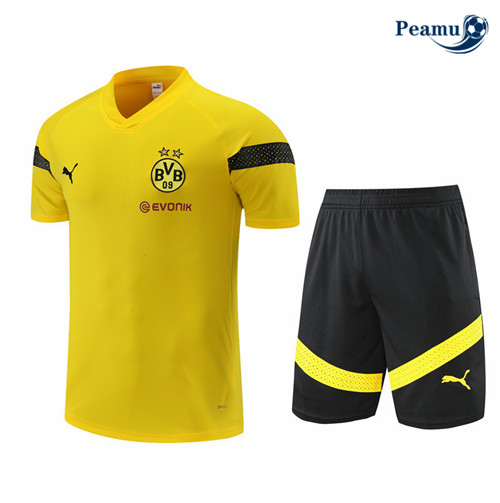 Maillot Foot Maillot Kit Entrainement Foot Borussia Dortmund + Pantalon Jaune 2022-2023 peamu 563