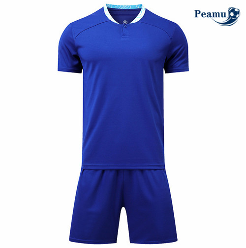 Maillot Foot Maillot Kit Entrainement Foot Without brand logo + Pantalon Bleu 2022-2023 peamu 551
