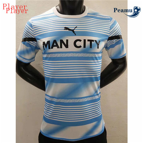 Maillot Foot Manchester City Player Version pre-match 2022-2023 peamu 201