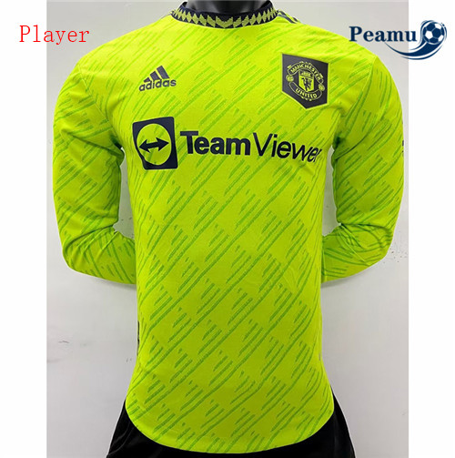 Maillot Foot Manchester United Player Version Third Manche Longue 2022-2023 peamu 202