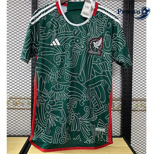 Maillot Foot Mexique Maillot Vert 2022-2023 peamu 121