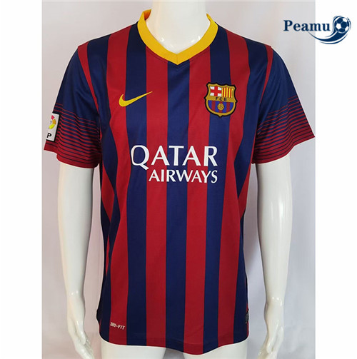 Maillot Foot Maillot Rétro foot Barcelone Domicile 2013-14 peamu 218