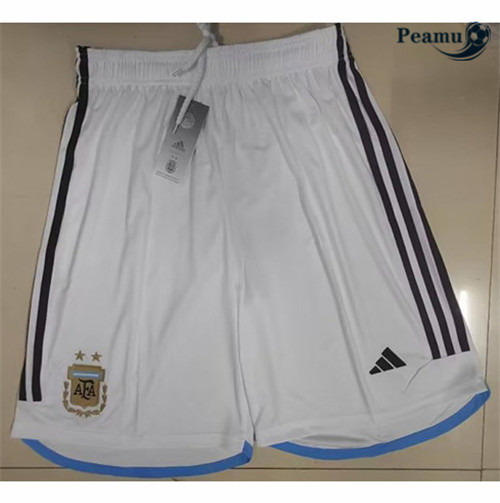 Maillot Foot Short Foot Argentine Blanc 2022-2023 peamu 227