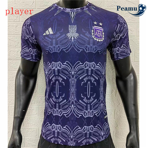 Peamu - Maillot foot Argentine Player Version Pourpre 2022-2023