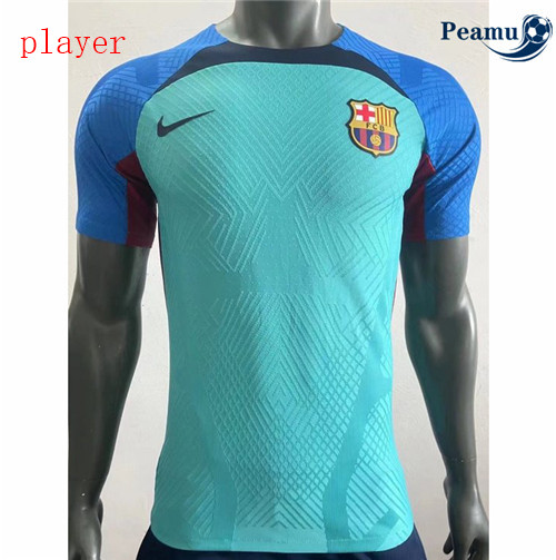 Peamu - Maillot foot Barcelone Player Version Entrainement Vert 2022-2023