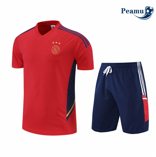 Peamu - Maillot Kit Entrainement Foot AFC Ajax + Short 2022-2023 pfr401