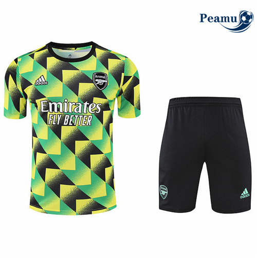 Peamu - Maillot Kit Entrainement Foot Arsenal + Short 2022-2023 pfr467