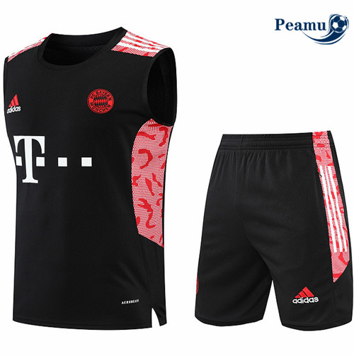 Peamu - Maillot Kit Entrainement Foot Bayern Munich Debardeur + Short 2022-2023 pfr403
