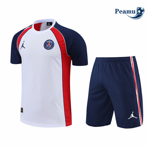 Peamu - Maillot Kit Entrainement Foot Paris PSG + Short 2022-2023 pfr449