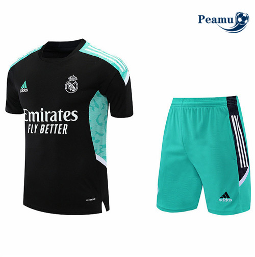 Peamu - Maillot Kit Entrainement Foot Real Madrid + Short 2022-2023 pfr432