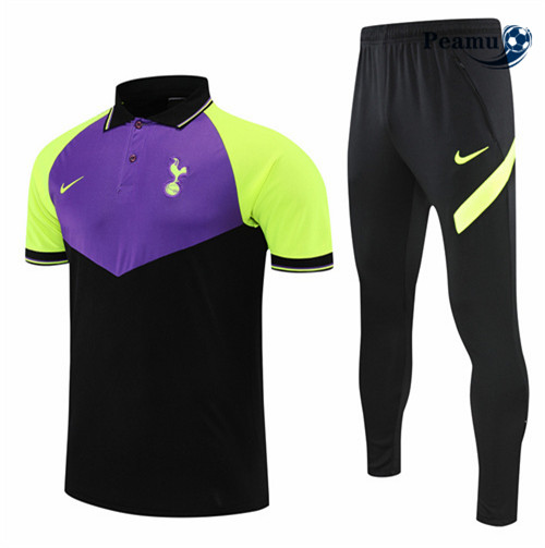 Peamu - Maillot Kit Entrainement Foot Tottenham Hotspur + Pantalon 2022-2023 pfr506