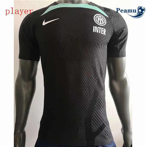 Peamu - Maillot foot Inter Milan Player Version Entrainement Noir 2022-2023