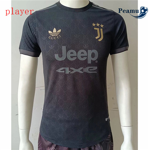 Peamu - Maillot foot Juventus Player Version Noir 2022-2023