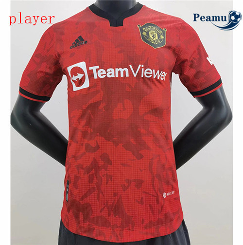 Peamu - Maillot foot Manchester United Player Version Third 2022-2023