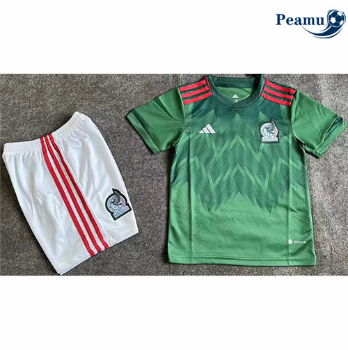 Peamu - Maillot foot Mexique Enfant Domicile 2022-2023