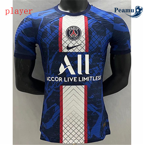 Peamu - Maillot foot PSG Player Version Bleu 2022-2023