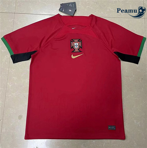 Peamu - Maillot foot Portugal Rouge 2022-2023