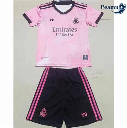 Peamu - Maillot foot Real Madrid Enfant Y3 Pourpre 2022-2023