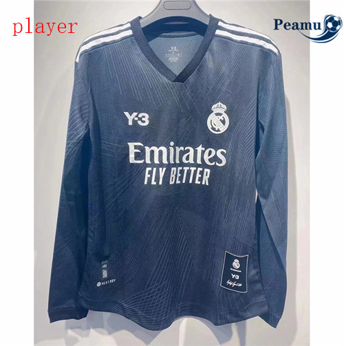 Peamu - Maillot foot Real Madrid Player Version Y3 Manche Longue 2022-2023