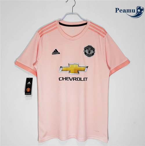 Peamu - Maillot foot Retro Manchester United Exterieur 2018-19
