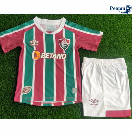 peamu.fr - Maillot foot Fluminense FC Enfant Domicile 2022-2023 F017