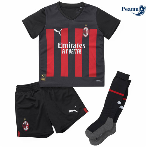 peamu.fr - Maillot foot AC Milan Enfant Domicile 2022-2023 F031