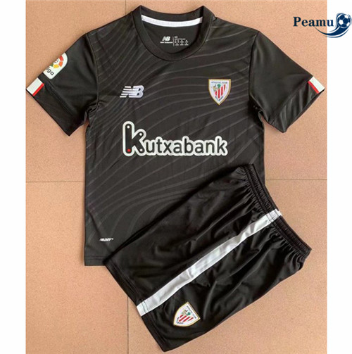 peamu.fr - Maillot foot Athletic Bilbao Enfant Gardien de but Noir 2022-2023 F042