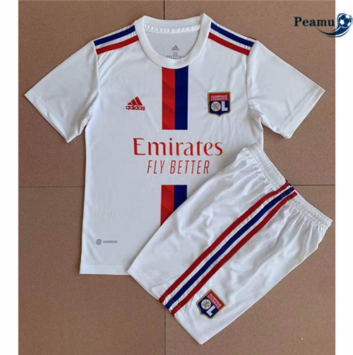 peamu.fr - Maillot foot Lyon Enfant Domicile 2022-2023 F058
