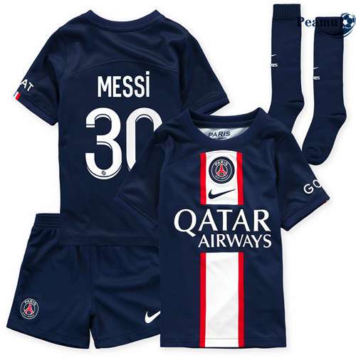 peamu.fr - Maillot foot PSG Enfants Domicile Messi 30 2022-2023 F070