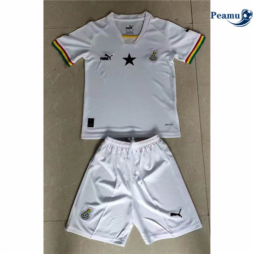 peamu.fr - Maillot foot Ghana Enfant Domicile 2022-2023 F086