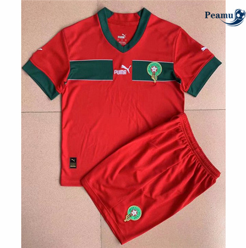peamu.fr - Maillot foot Maroc Enfant Domicile 2022-2023 F087