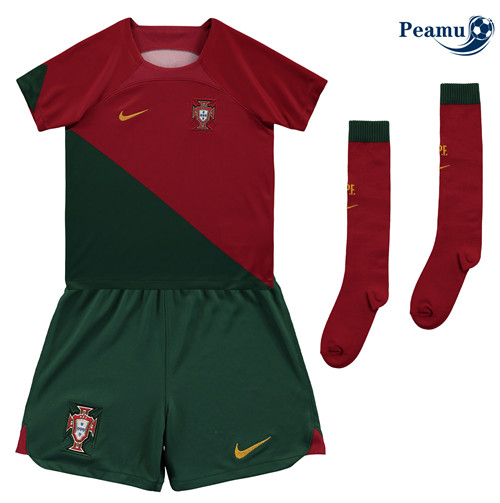 peamu.fr - Maillot foot Portugal Enfant Domicile 2022-2023 F101