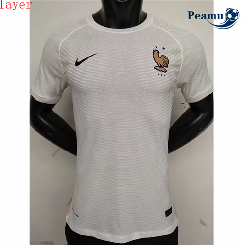 peamu.fr - Maillot foot France Player Version Exterieur 2022-2023 F214
