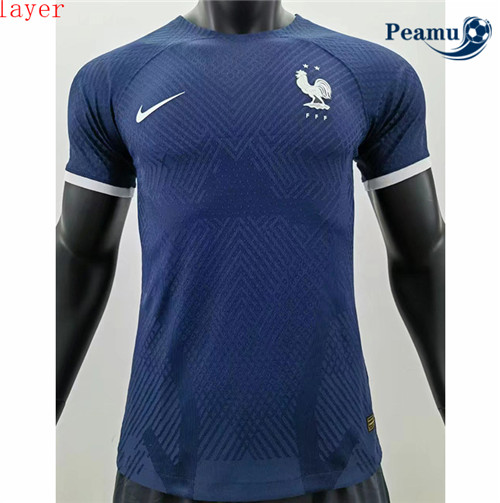 peamu.fr - Maillot foot France Player Version Domicile 2022-2023 F215